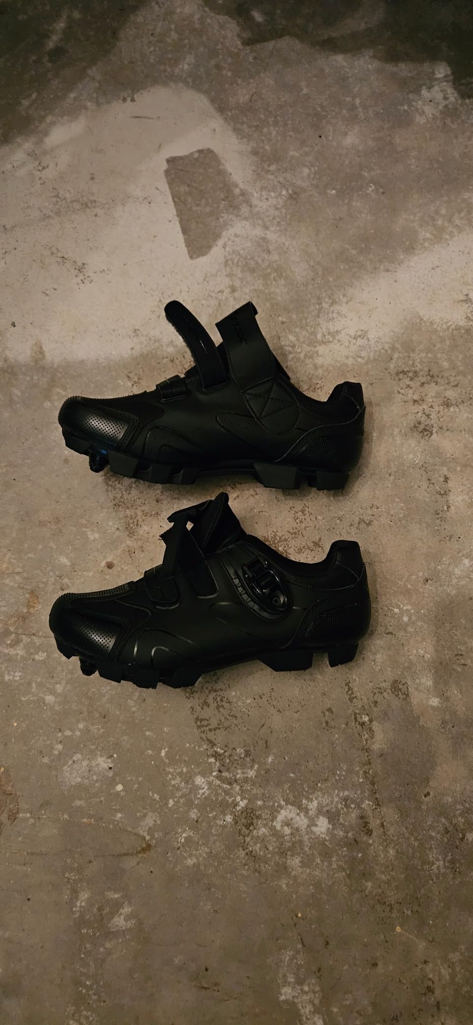 KESCOO Mens Mountain Bike Shoes with 2-Bolts SPD Cleats Cycling Shoes customer photo 2
