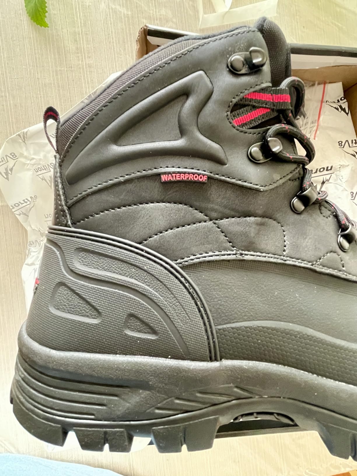 NORTIV 8 Men's Waterproof Hiking Winter Snow Boots TUNDRA customer photo 1