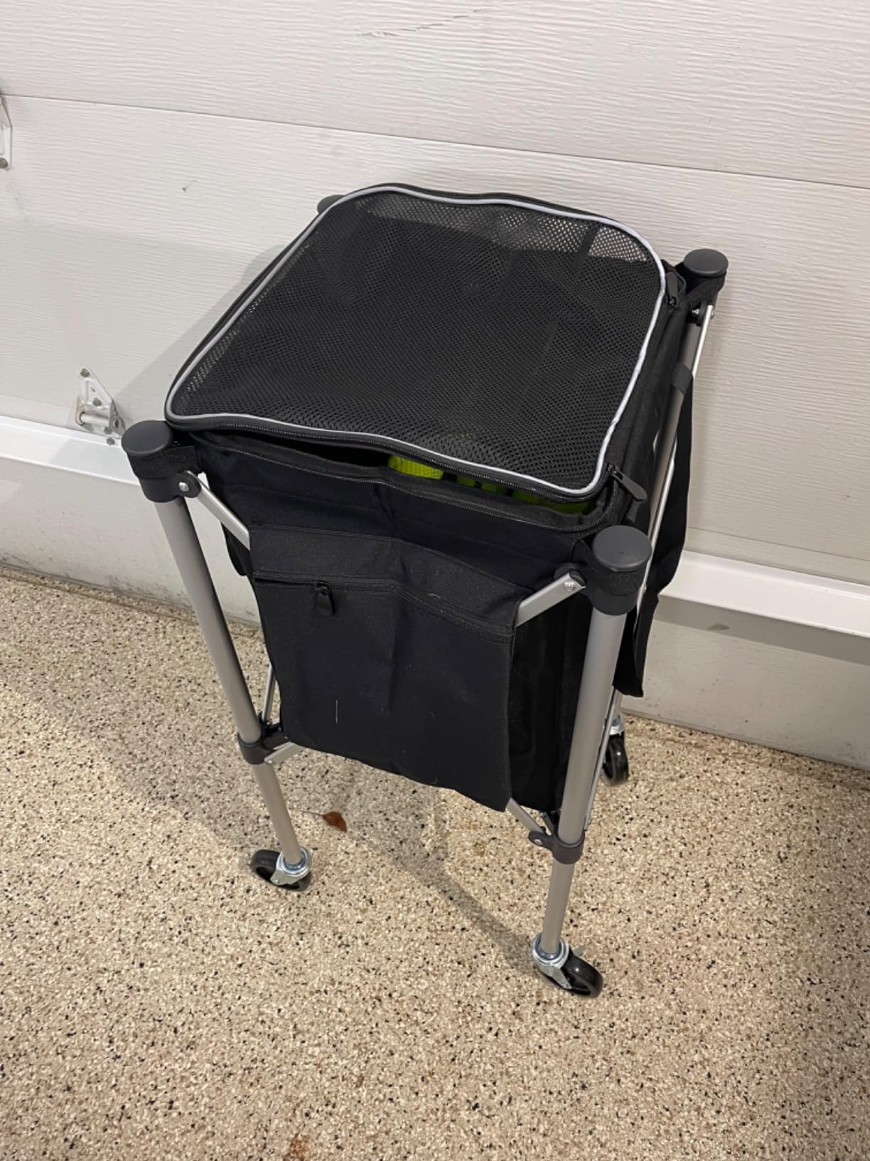 Angooni Professional Tennis Cart, 150/240 Ball Capacity, Silent PU Wheels | Tennis Ball Hopper & Basket, Pickleball Hopper, Lightweight Portable Storage for Practice, Coaching, Drills & Matches customer photo 1