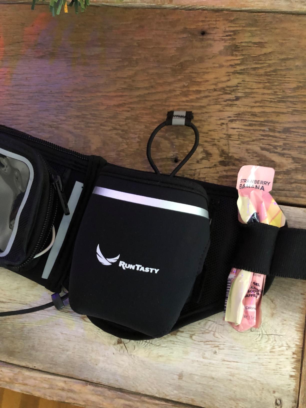 No.1 Hydration Belt by Runtasty - Premium Running Fuel Belt w/2 BPA-Free 10 oz Water Bottles, Tilt-Up Pocket w/Touchscreen-Ready Cover - Fits All iPhones, Runners Ebook & No-Bounce Design customer photo 2