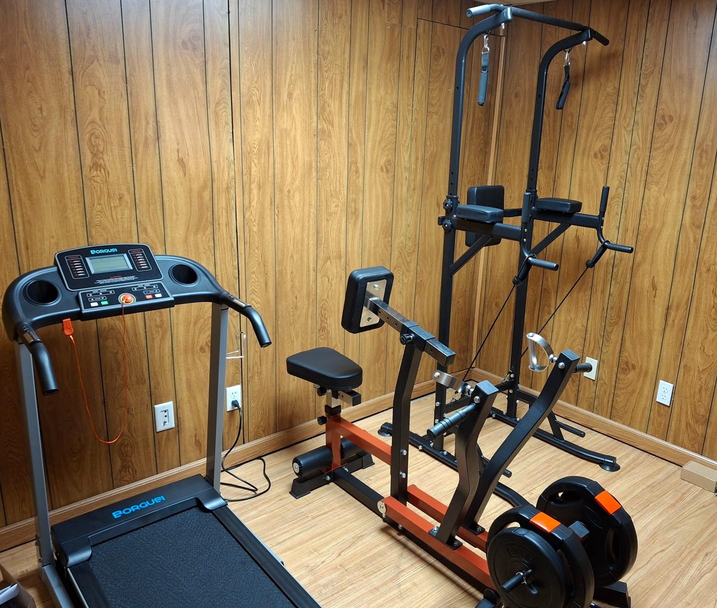 Seated Row Machine, Back Machine Gym Equipment Plate Loaded, Adjustable LAT Machine with Independent Arms & Multi Grip Positions, 400LBS Capacity customer photo 2