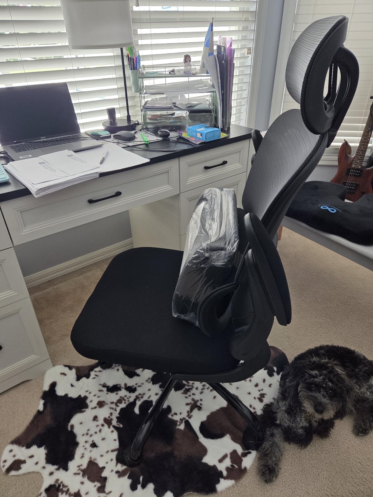 TRALT Office Chair Ergonomic Desk Chair - Gaming Chair with Lumbar Support | 330 LBS Home Office Desk Chairs with Headrest, Reading Chair with Flip-up Armrests, Comfortable Computer Chairs (1, Black) customer photo 2