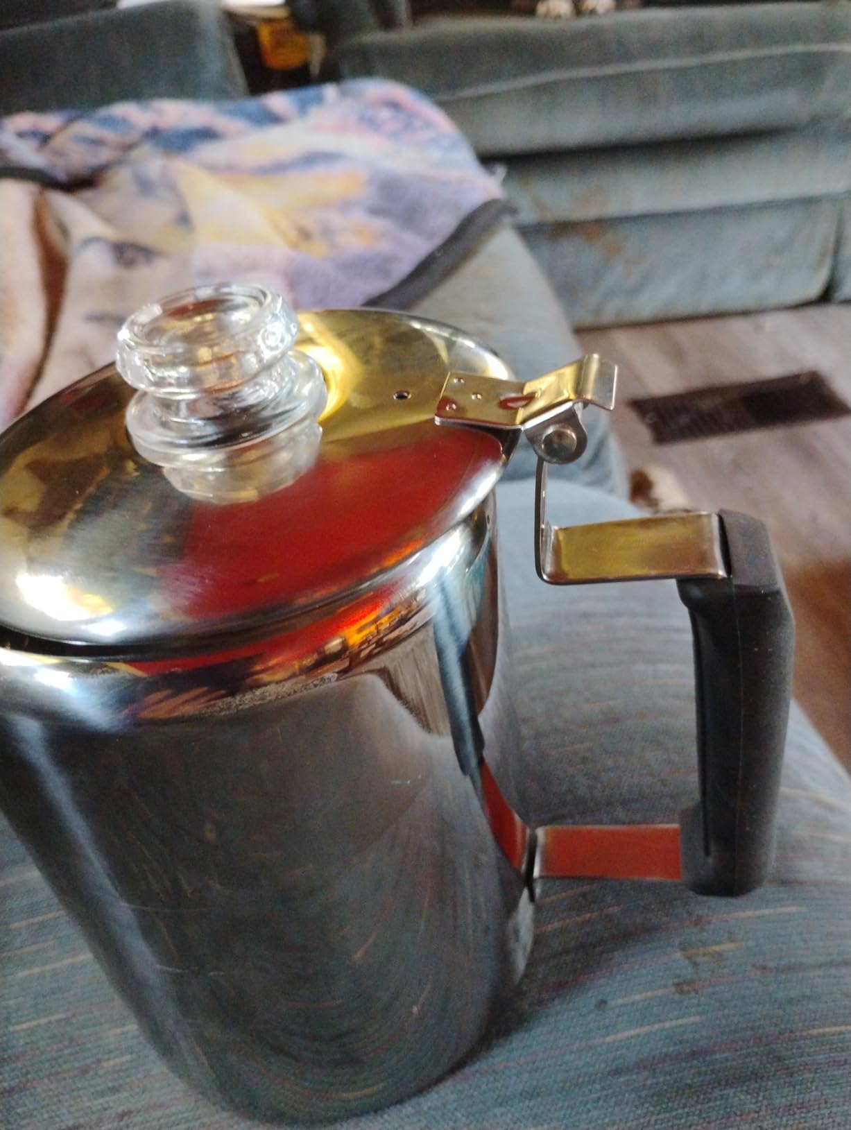 Cididu Camping Coffee Pot Stainless Steel, 9 Cups customer photo 1