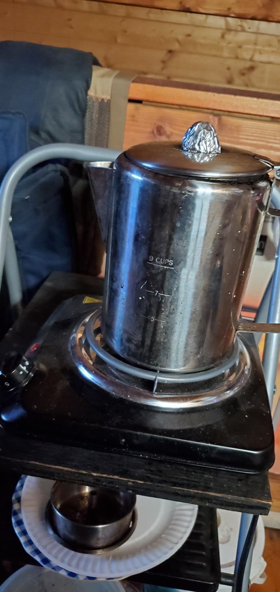 Cididu Camping Coffee Pot Stainless Steel, 9 Cups customer photo 2
