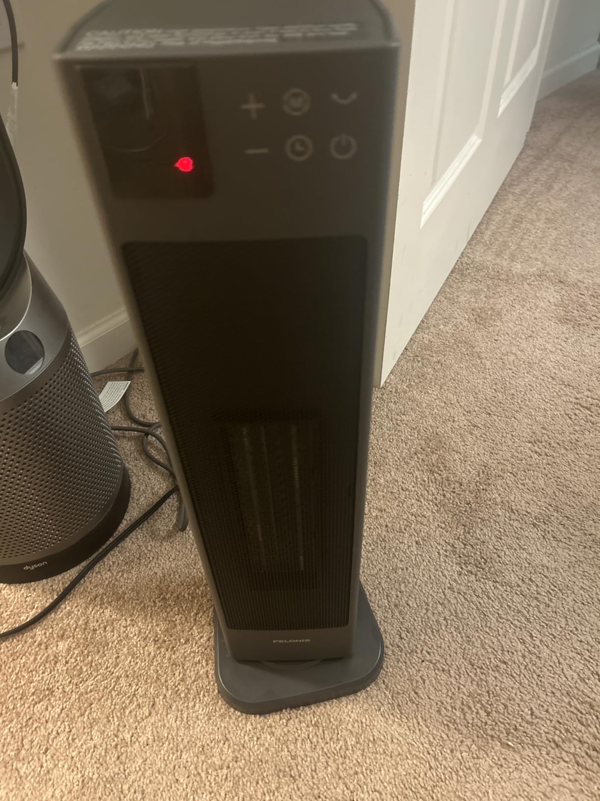 PELONIS Oscillating Ceramic Tower Indoor Space Heater for Home with Oscillation, Programmable Thermostat & ECO Mode, 12H Timer & Remote Control, Safety Protection, 23 Inches, 1500W, PHF15RSAPH23 customer photo 1