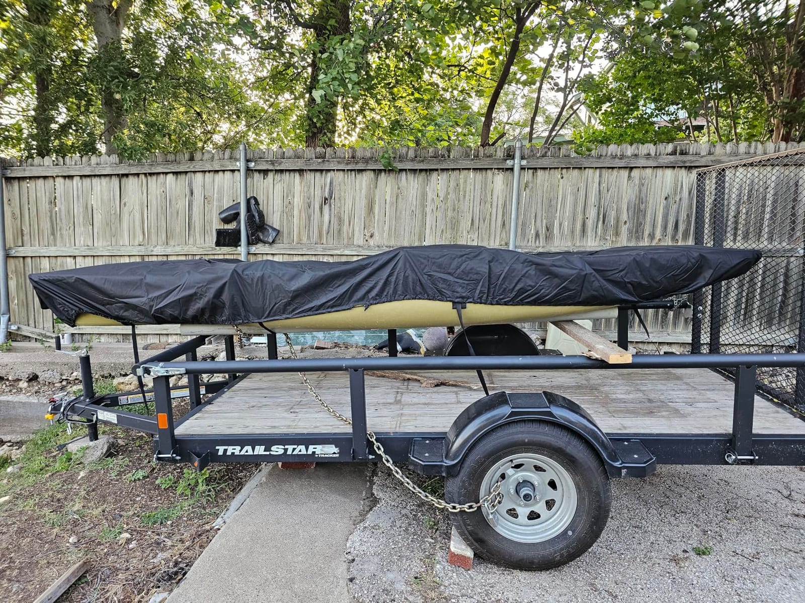 Obcursco 600D Kayak Cover Waterproof, 9.3-16.5FT, Heavy Duty Canoe Cover | UV-Proof Tear-Resistant Fabric, Kayak Cover for Outdoor and Indoor Storage, Perfect as Kayak Accessories for SUP Paddle Board customer photo 2