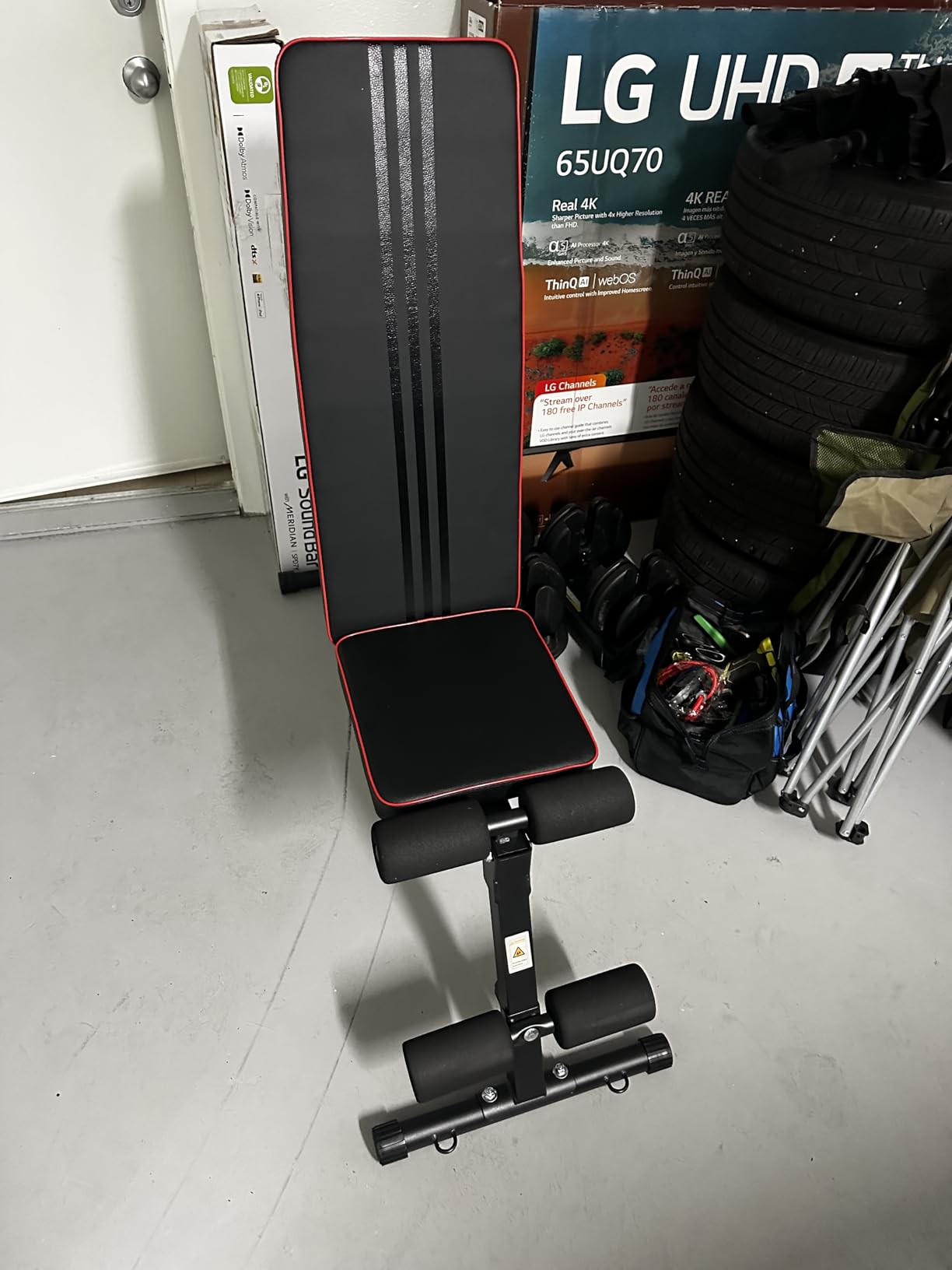FitinOne Adjustable Folding Weight Bench for Home Gym customer photo 1
