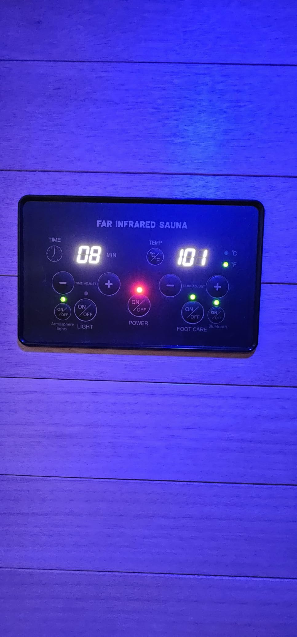 OUTEXER Outdoor Sauna Far Infrared 1550W for One Person Finland Spruce Wood customer photo 2