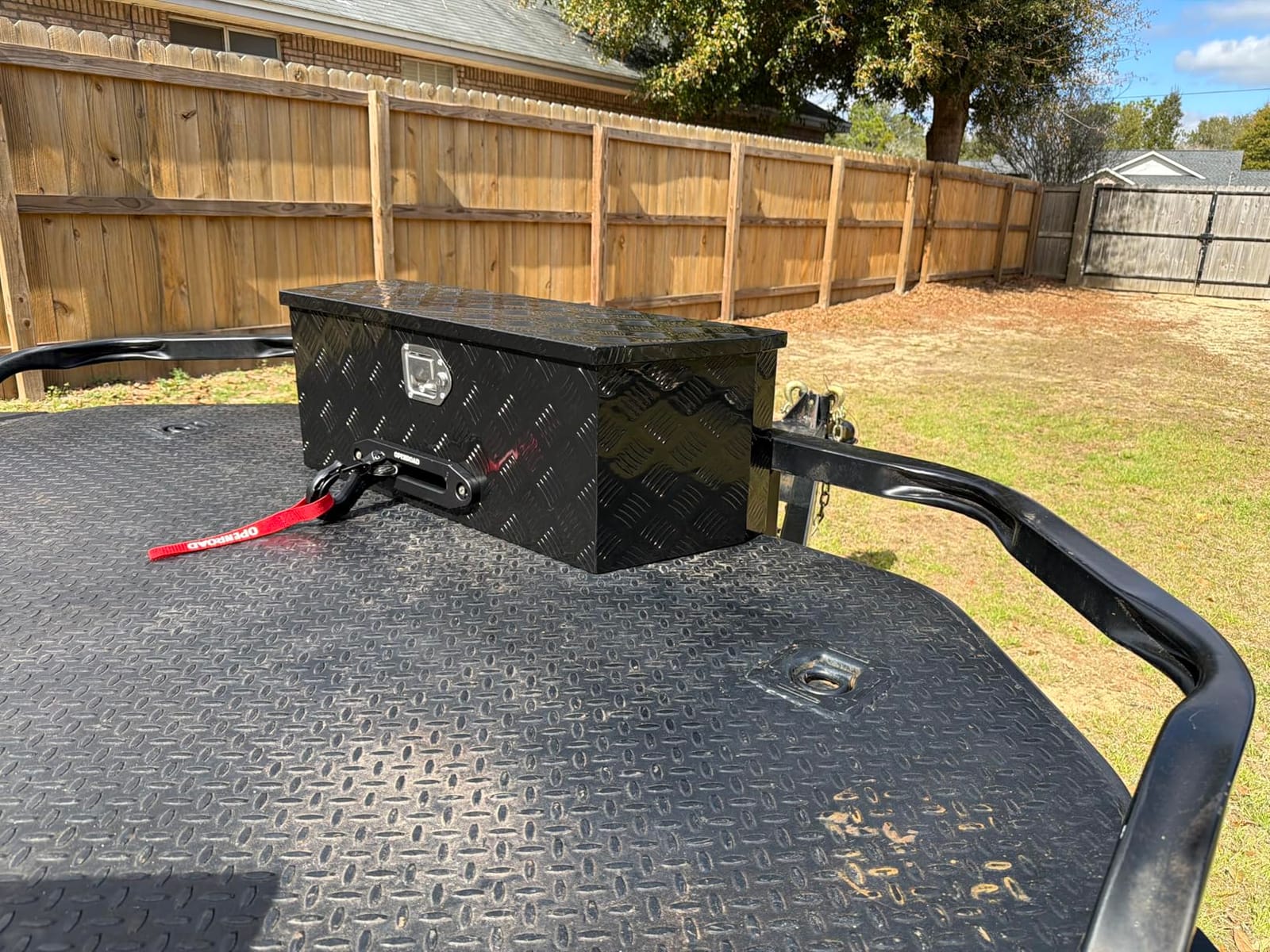 OPENROAD 4500 lb ATV/UTV Winch, 12V Towing Off-Road Electric UTV Winch with 1/4 inch x 50 ft Synthetic Rope, Wireless Remote and Rubber Stopper customer photo 2