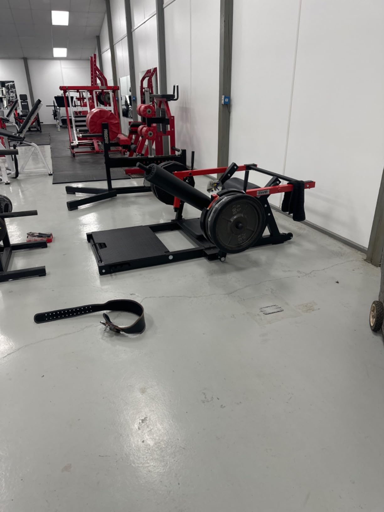 GMWD Hip Thrust Machine, 800LBS Plate-Loaded Glute Bridge Machine with Weight Holder, Heavy Duty Butt Exercise Equipment for Glute Muscles Building and Butt Shaping, Adjustable Footboard customer photo 2