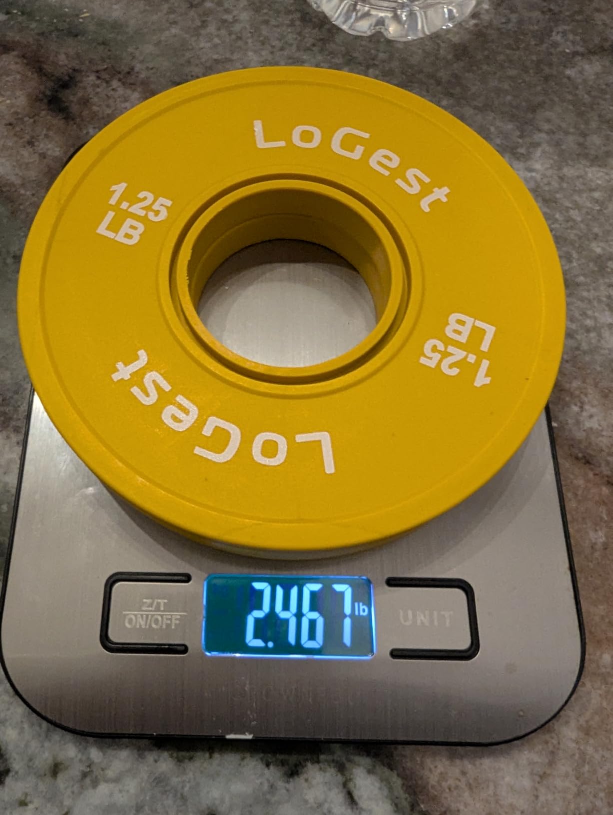 Logest Change Weight Plates 0.50LB 1.25LB 2.5LB 5LB Set Weight Plates for Olympic Bars Perfect for Strength Training Weight Plates Exercise Balance Increase Fractional Plate Olympic Bumper Plates customer photo 1