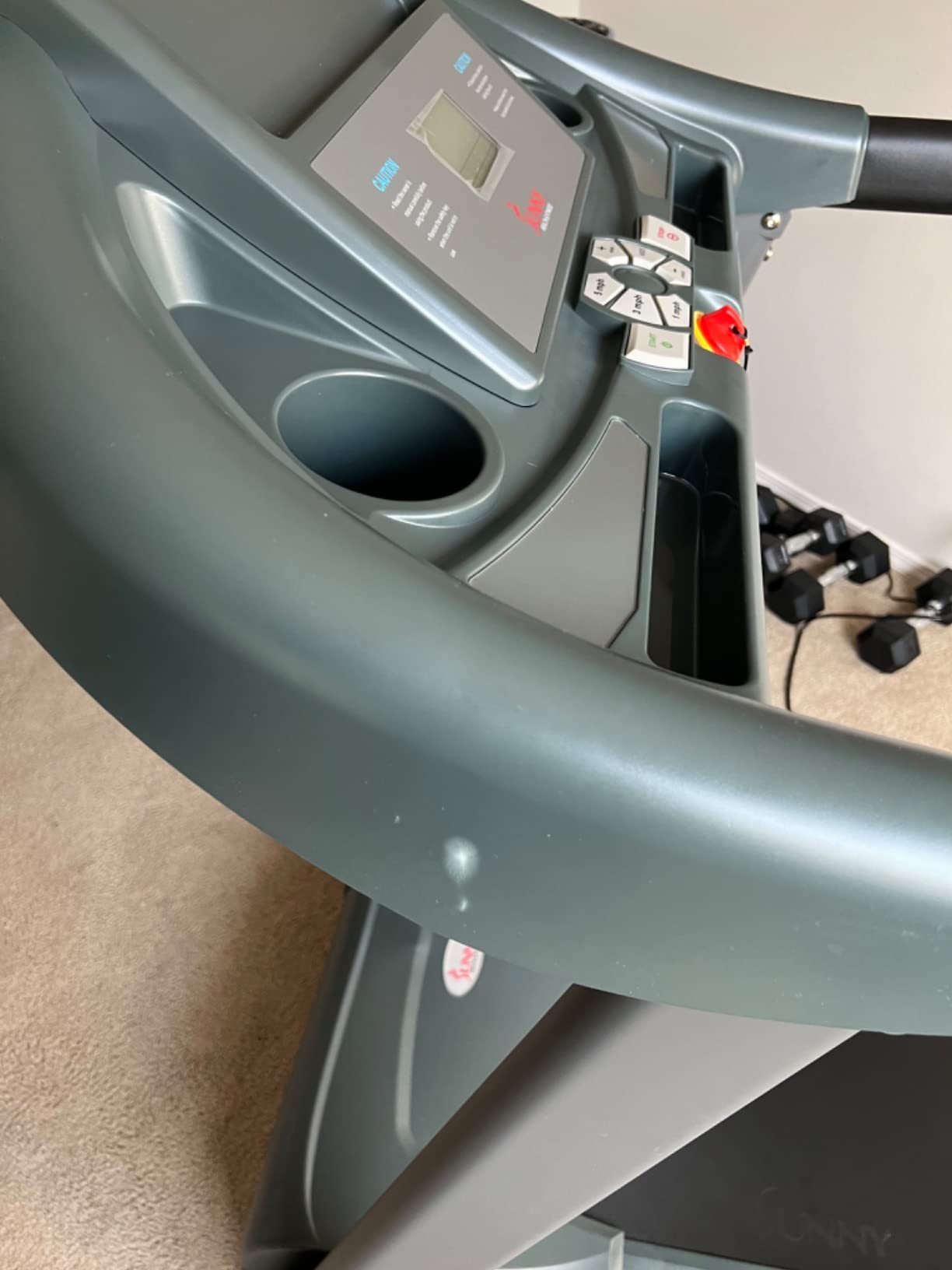 Sunny Health & Fitness Foldable Auto Incline Treadmill & 20