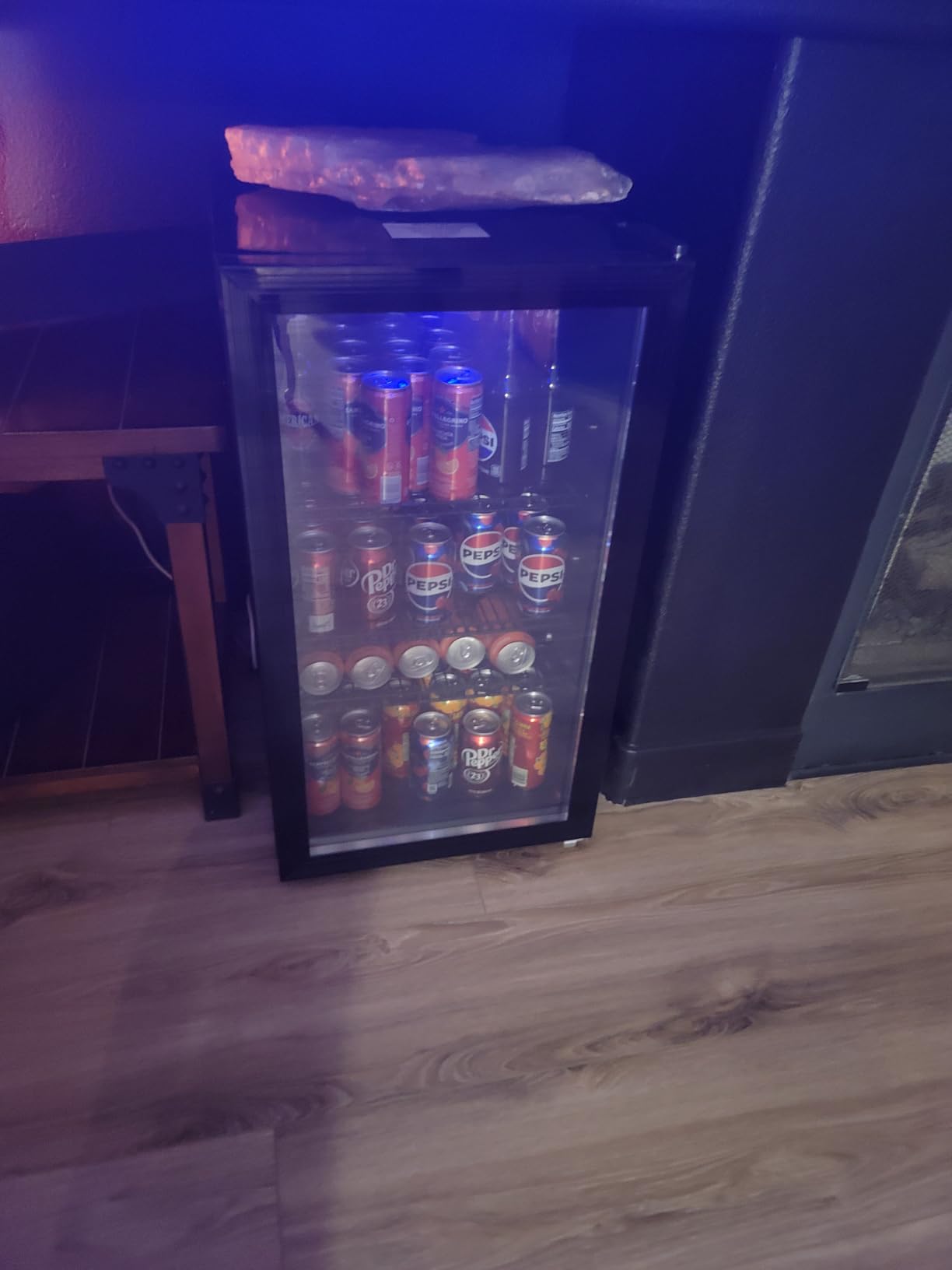 130 Can Beverage Refrigerator, 3.2 Cu.Ft Mini Fridge Beverage Cooler | Glass Door, 35-65°F Digital Temperature Display, Adjustable Shelves, Beverage Fridge for Soda, Beer & Wine customer photo 1