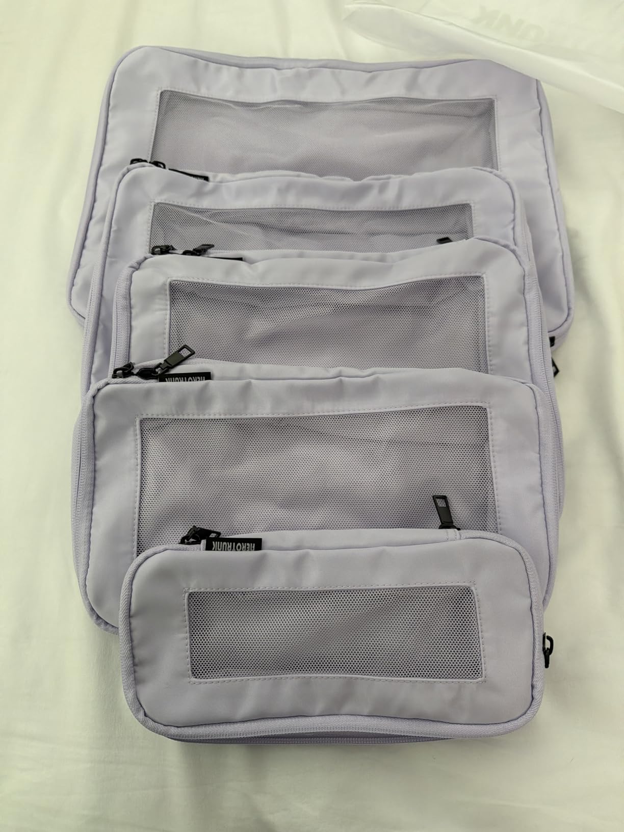 Aerotrunk Compression Packing Cubes for Travel, 6-Pack, Beige customer photo 1