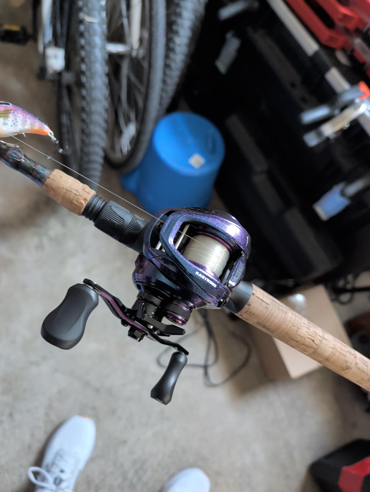 KastKing Royale Legend Pro Baitcasting Fishing Reels with 8.0:1 Gear Ratio | Max Drag: 16 lb, 11+1 BB, 5.5 oz, Carbon Fiber Frame, AutoMag Dual Braking System, Arch Resistance Control customer photo 1