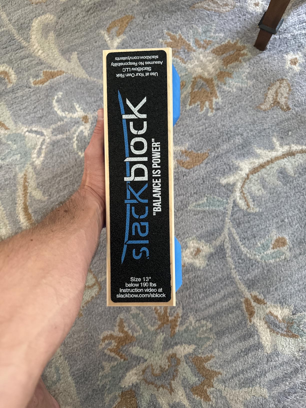 SlackBlock Athletic Balance Trainer - Improve Balance, Stability, and Athletic Performance - Condition Your Body and Prevent Injury - Compact and Portable customer photo 1