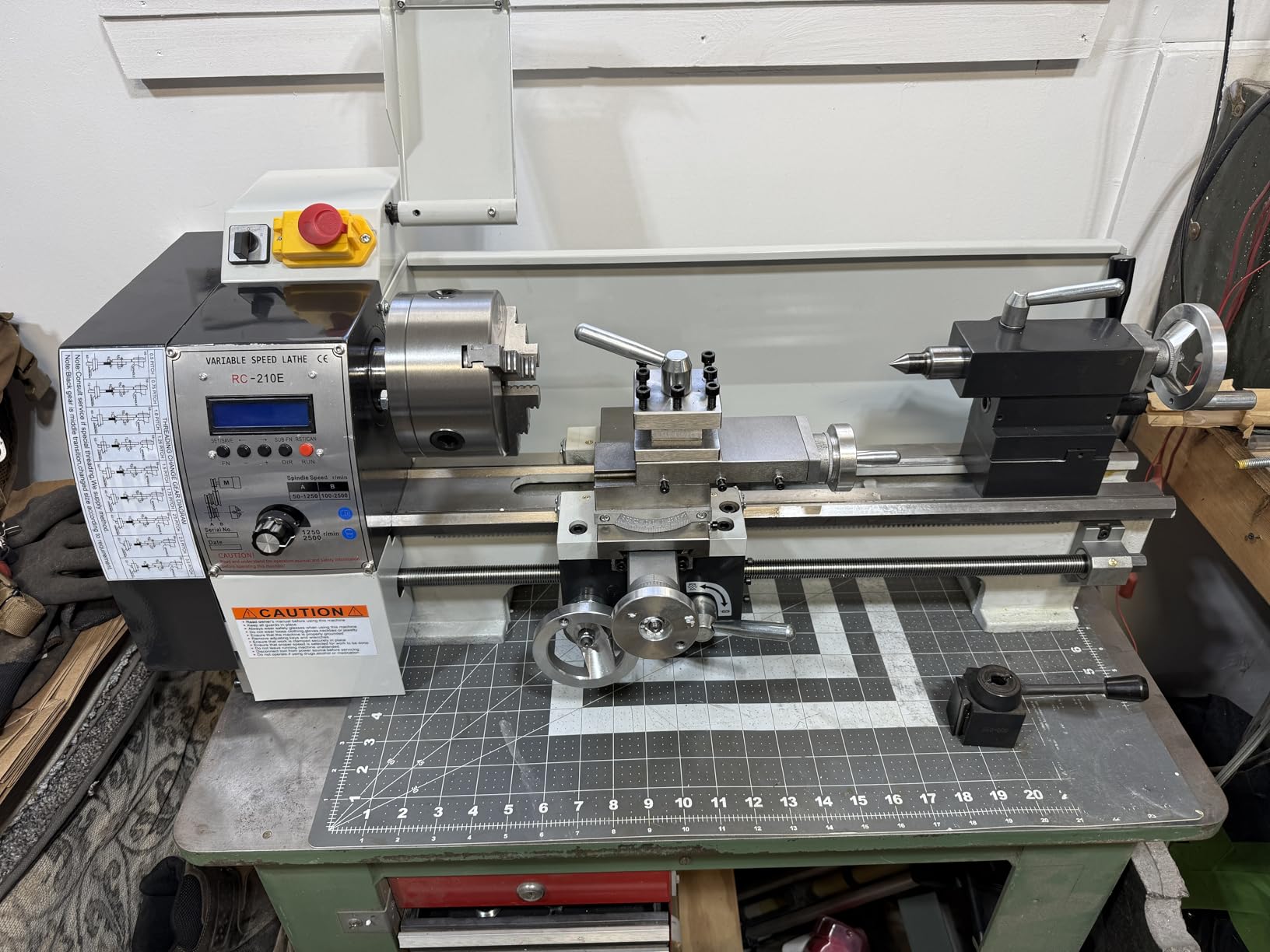 INTSUPERMAI Mini Metal Lathe 8