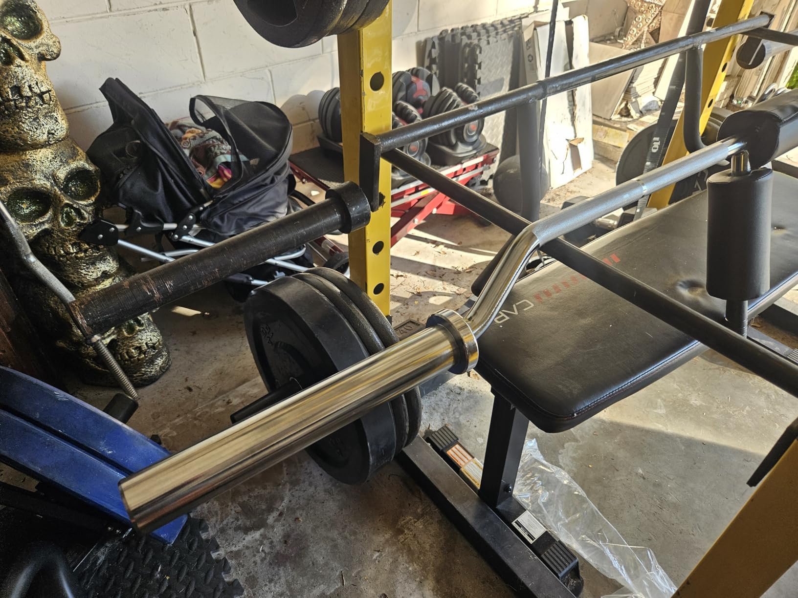 VEVOR Safety Squat Bar, 700 & 1500 LBS, Plus 500 LBS Hex Barbell Trap Bar, Ideal for Squats, Deadlifts, Lunges, Rehab customer photo 2