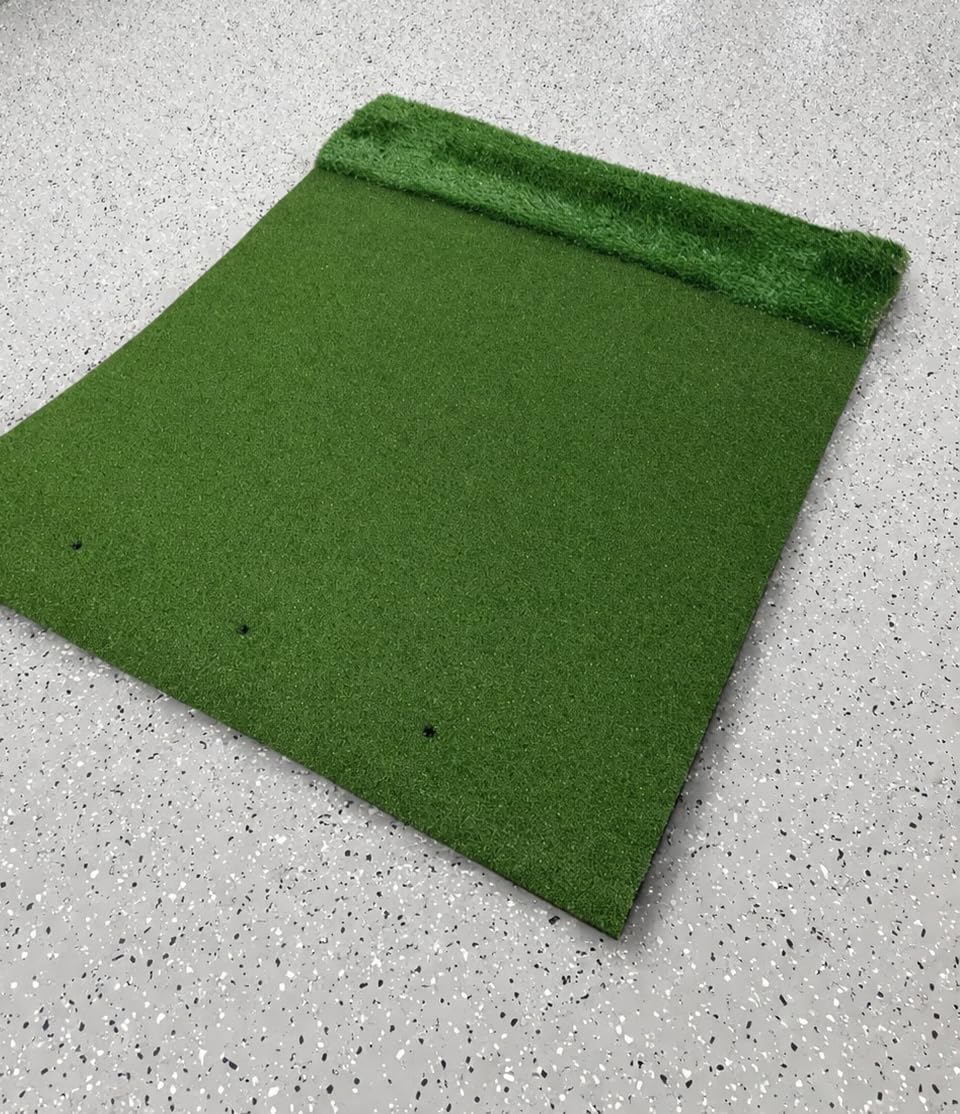 Premium Dual-Turf Golf Mat: 5x4ft, 6x4ft, 21mm to 50mm Thickened Base for Backyard, Driving Range, Indoor & Outdoor Practice Hitting, Swing & Chipping, Ideal Gifts for Men Dad Husband customer photo 1