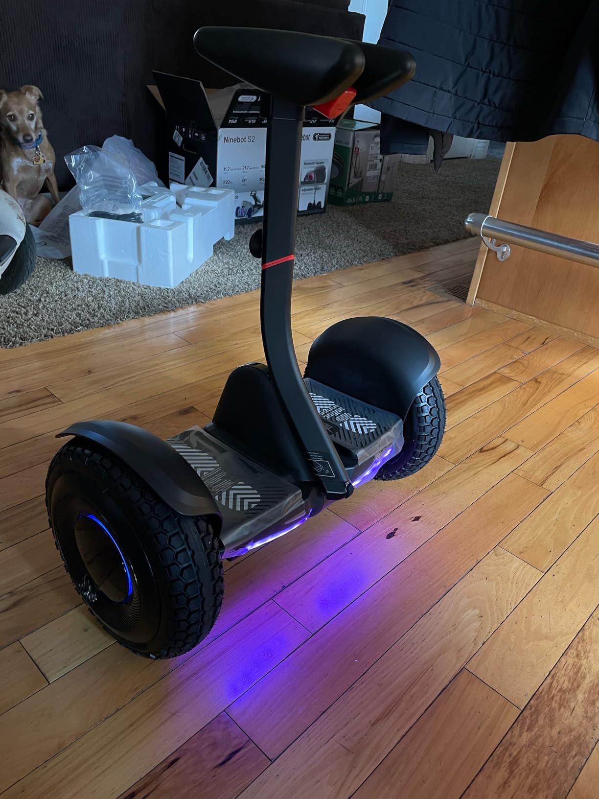 Segway Ninebot S2 Electric Self-Balancing Scooter, 10.5-Inch Tubeless Tires | Up to 11.2 mph and 21.7-mile range, height-adjustable for riders 4'3