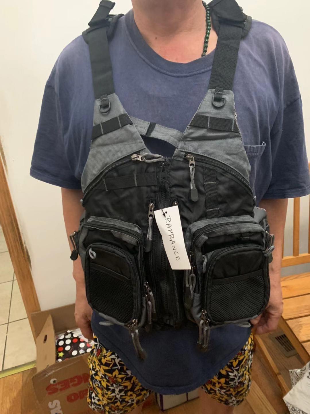 Raprance Fly Fishing Vest Backpack - Adjustable Lightweight and Quick-Dry, with 17 Pockets for Trout Bass Saltwater customer photo 1