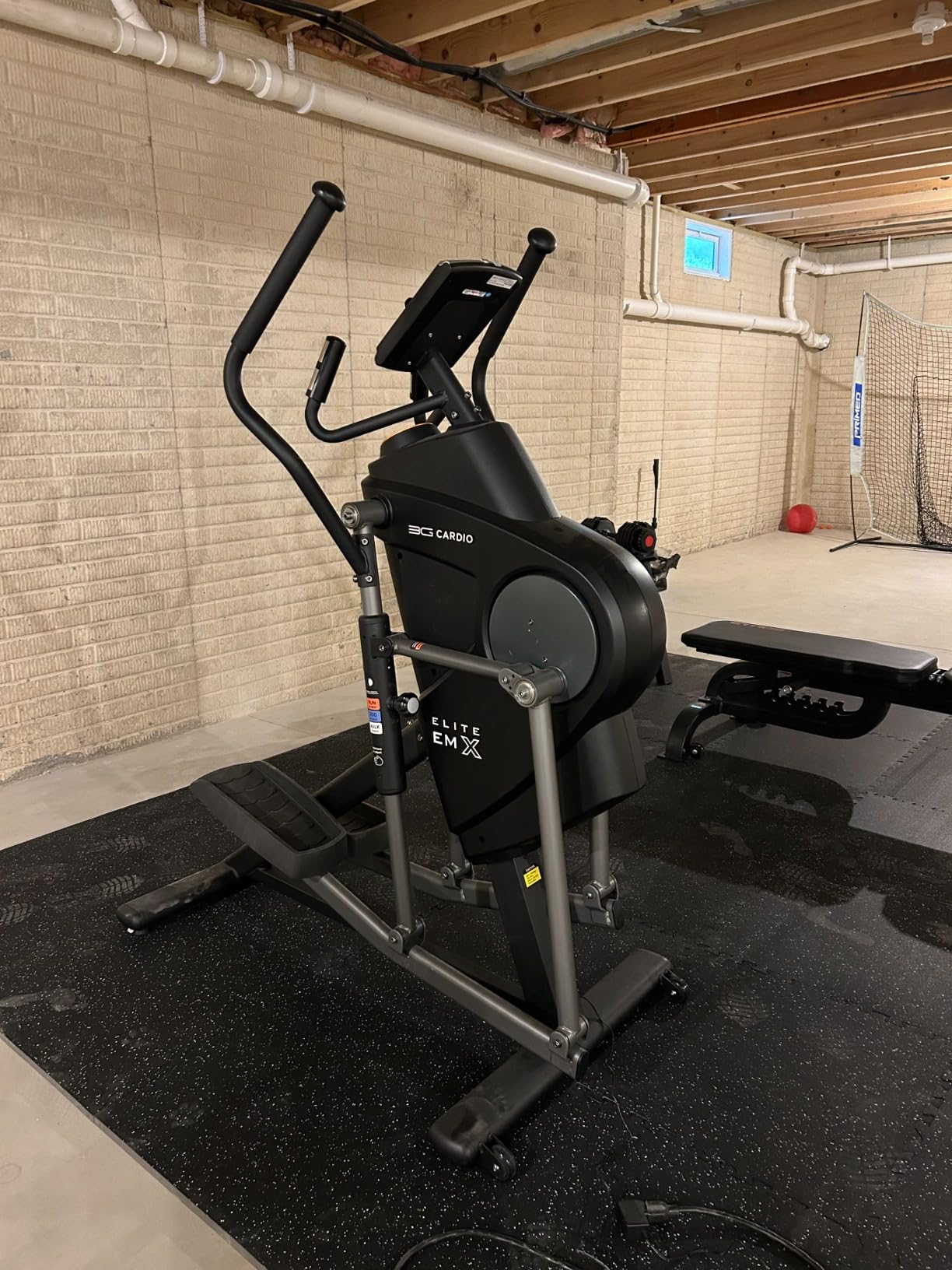 3G Cardio Elite EM X Elliptical Trainer Machine with 18”- 23” Adjustable Stride, Small Space Saving 49.2” Footprint, FreeSync™ FTMS Smart HD Connectivity, 350LB Max Weight, 5 Year Parts Warranty. customer photo 2
