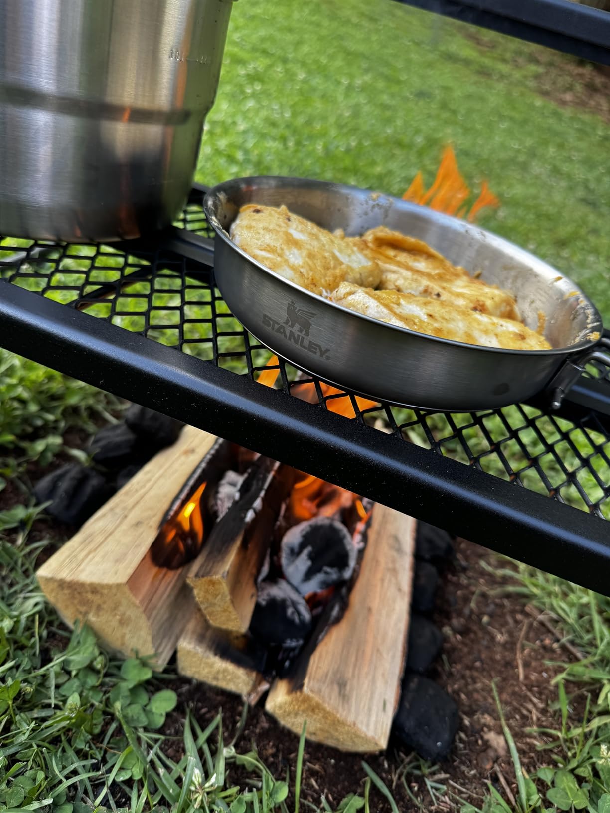Stanley Wildfare Core 26-Piece Complete Camp Kitchen Cook Set | 4 qt Pot with Lid, 8in Fry Pan | 4 Table Settings, Plates, Bowls, Utensils | Camping Essentials for Your Camp Kitchen | BPA-Free customer photo 1