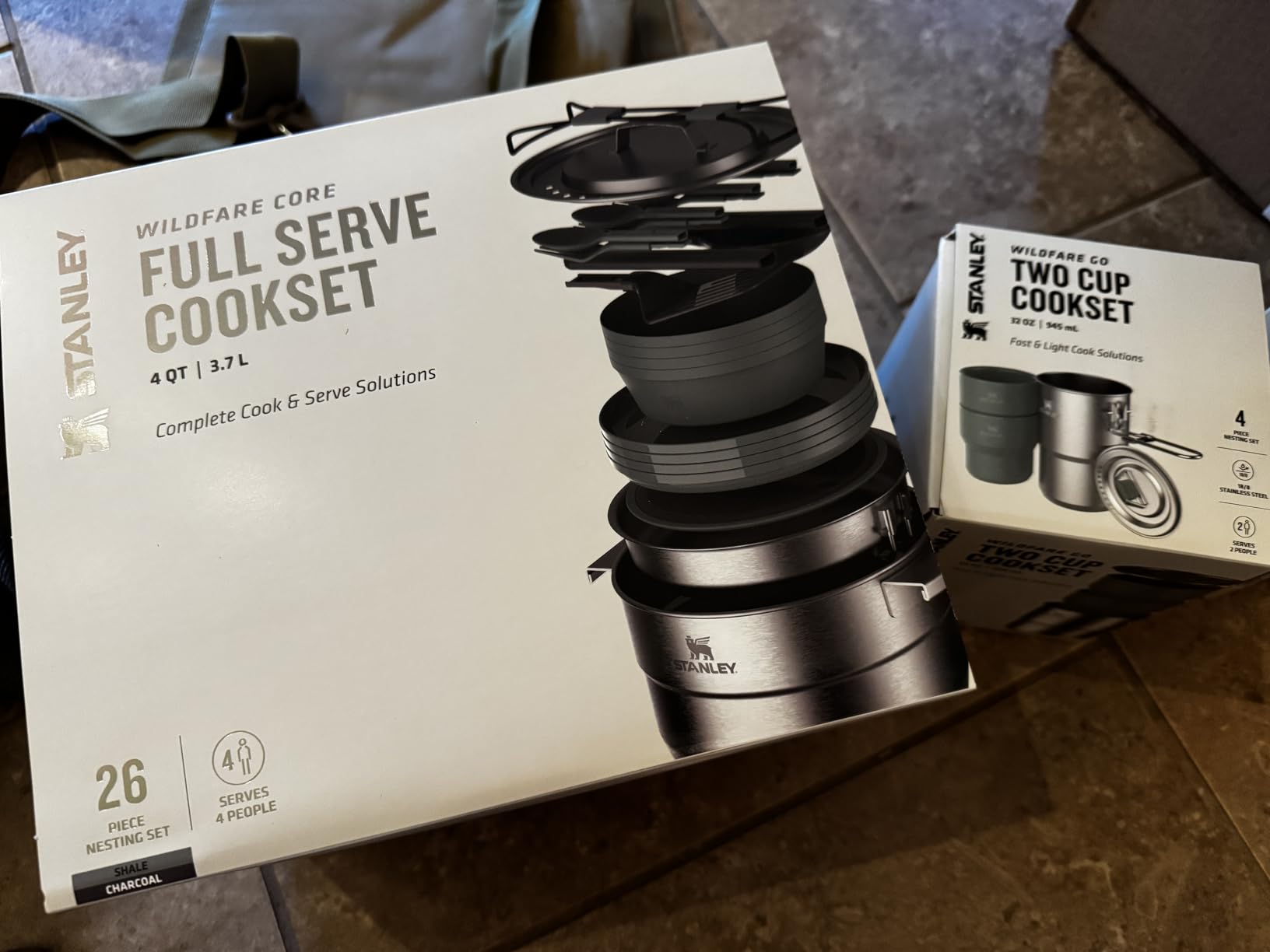 Stanley Wildfare Core 26-Piece Complete Camp Kitchen Cook Set | 4 qt Pot with Lid, 8in Fry Pan | 4 Table Settings, Plates, Bowls, Utensils | Camping Essentials for Your Camp Kitchen | BPA-Free customer photo 2