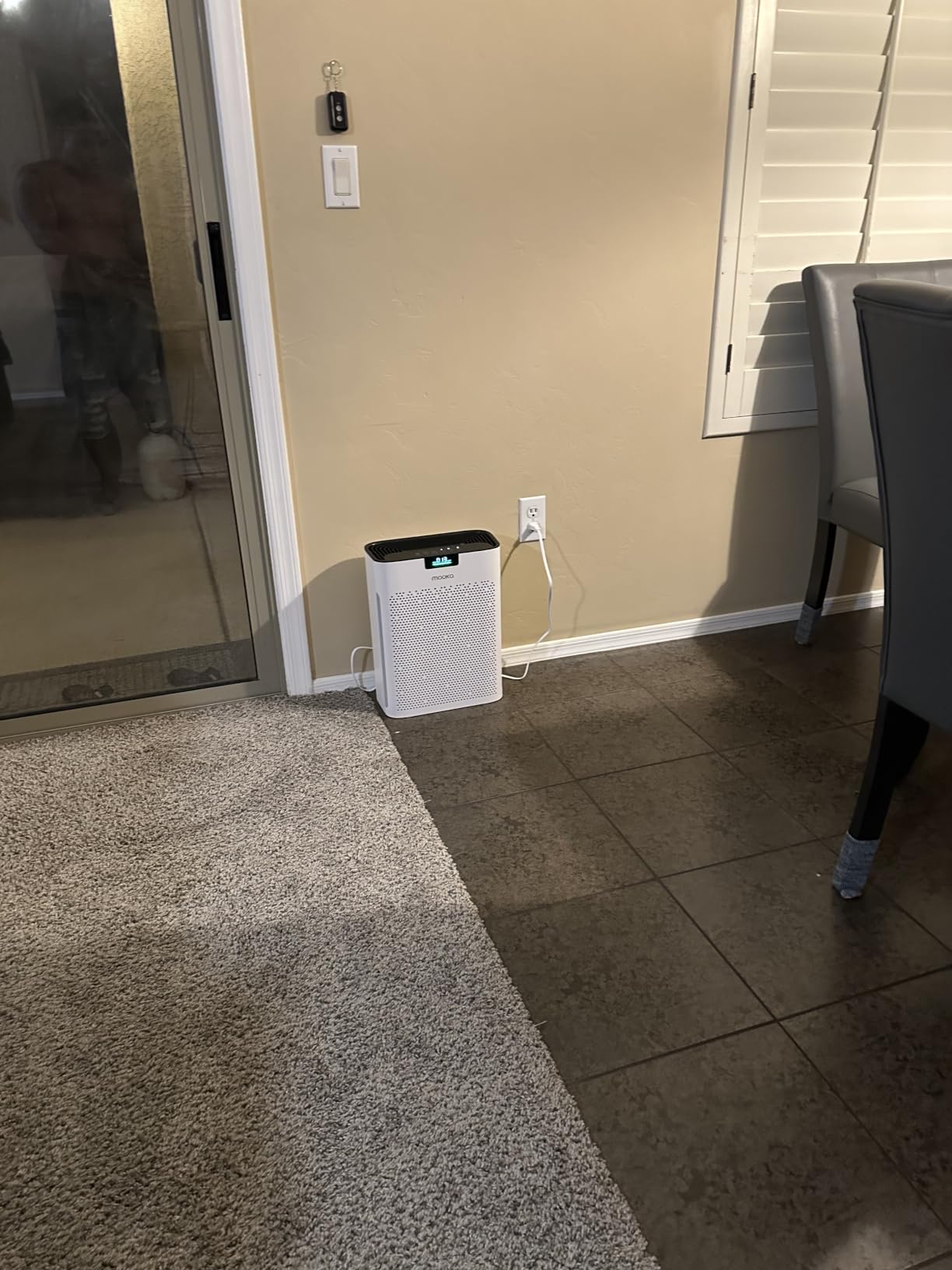 MOOKA Air Purifier for Home Bedroom Large Room 2200 Ft², True HEPA Filter, Washable Pre-Filter, Auto Mode, Quiet Sleep Mode, Air Quality Monitor, Air Cleaner for Pet Dust Smoke Pollen, KJ190H customer photo 2