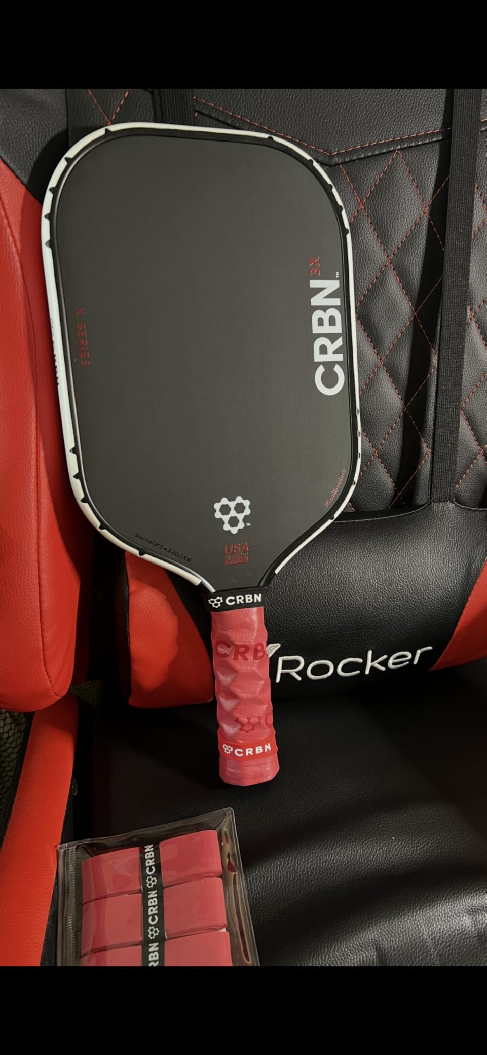 CRBN Pickleball - Drytec Overgrips - 4 Pack | Pickleball Paddle Grip Tape - Absorbs Shock & Moisture customer photo 1
