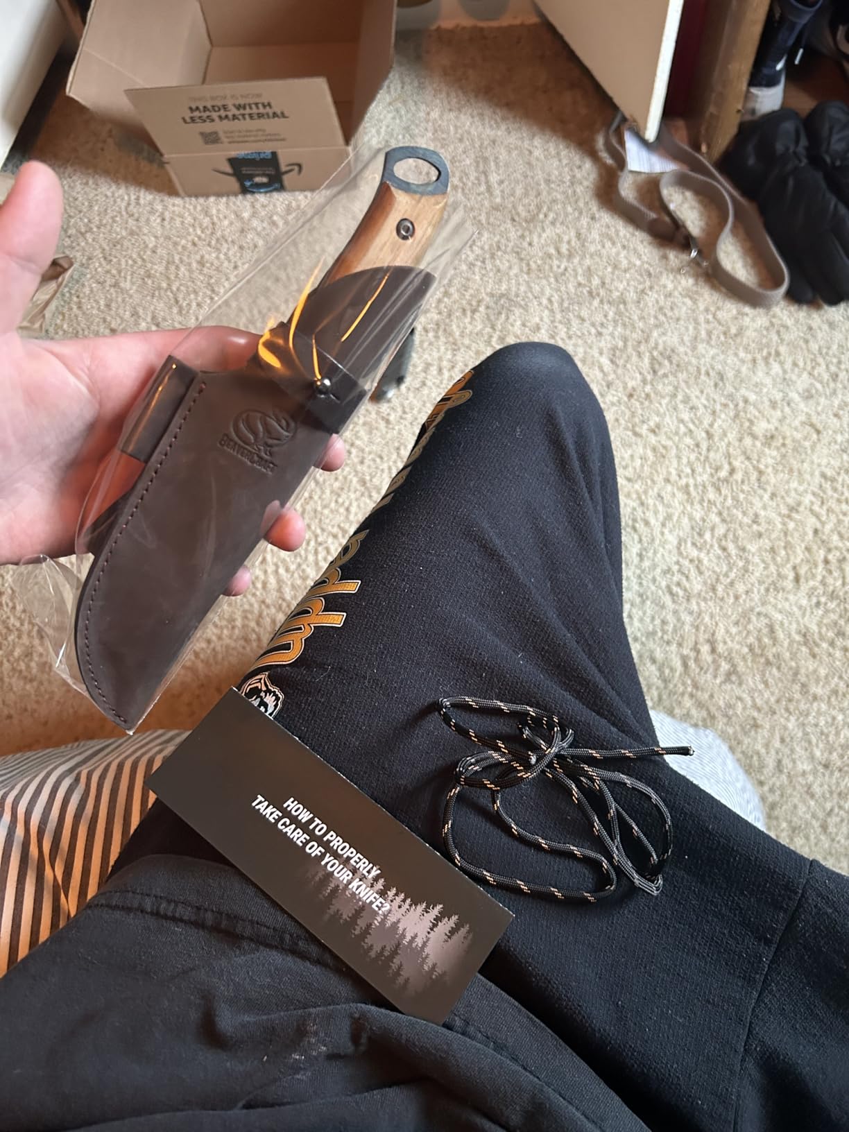 BeaverCraft Bushcraft Knife Full Tang 9.8