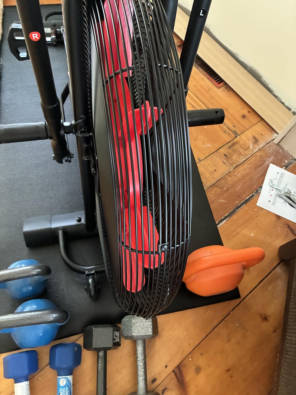 Sunny Health & Fitness Smart Heavy-Duty Fan Bike for HIIT Cycling Workout customer photo 1