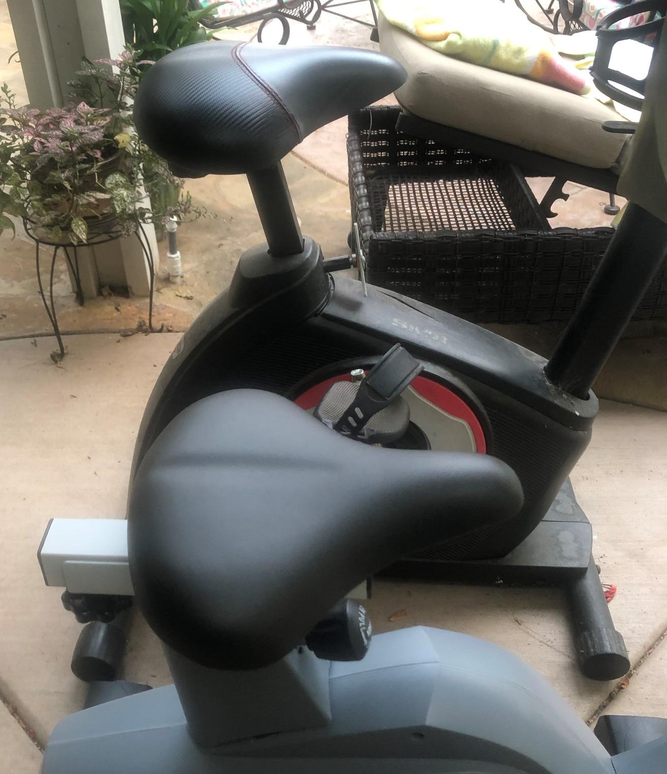 Sunny Health & Fitness Smart Magnetic Upright Exercise Bike for Home Cardio | Free SunnyFit App Connectivity, Adjustable Resistance, Custom Riding Position, Wide Inseam Range, Up to 300LB Capacity customer photo 2
