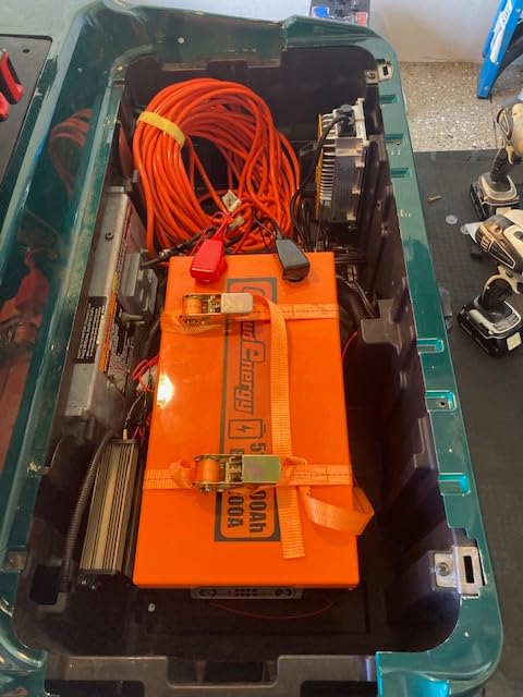 Cloudenergy 48V(51.2V) 105Ah LiFePO4 Lithium Golf Cart Battery Built-in 250A BMS,with Mobile APP,Touch Monitor and retention strap,6000+ Cycles,Perfect for Golf Carts(GFA48V-105AH With Charger) customer photo 2