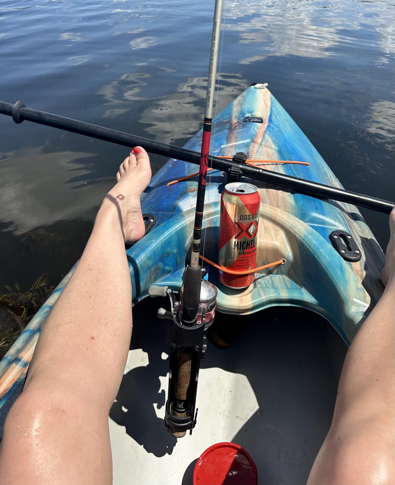 Huntury Kayak Paddle Holder, Save Kayak Track Space, Fishing Net, Fishing Poles Holder for Fishing, Track Mount Accessories customer photo 1