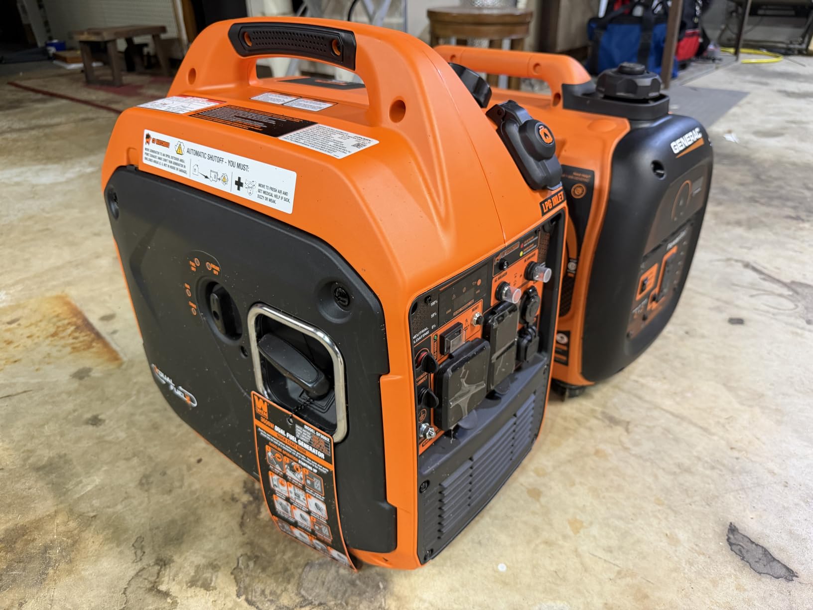 WEN Quiet and Lightweight 3600-Watt Dual Fuel RV-Ready Portable Inverter Generator with Fuel Shut Off and CO Watchdog (DF360iX) customer photo 2