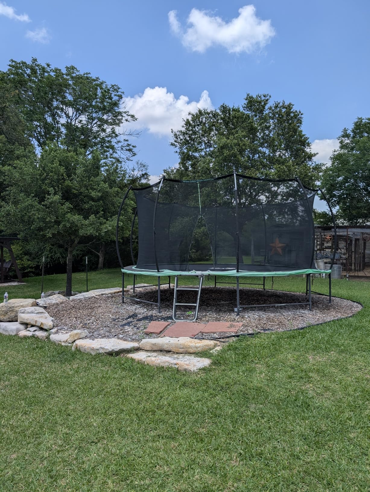 BCAN Recreational Trampoline with Enclosure for Kids Adults, ASTM Approved, Outdoor Trampolines with Ladder for Kids customer photo 1