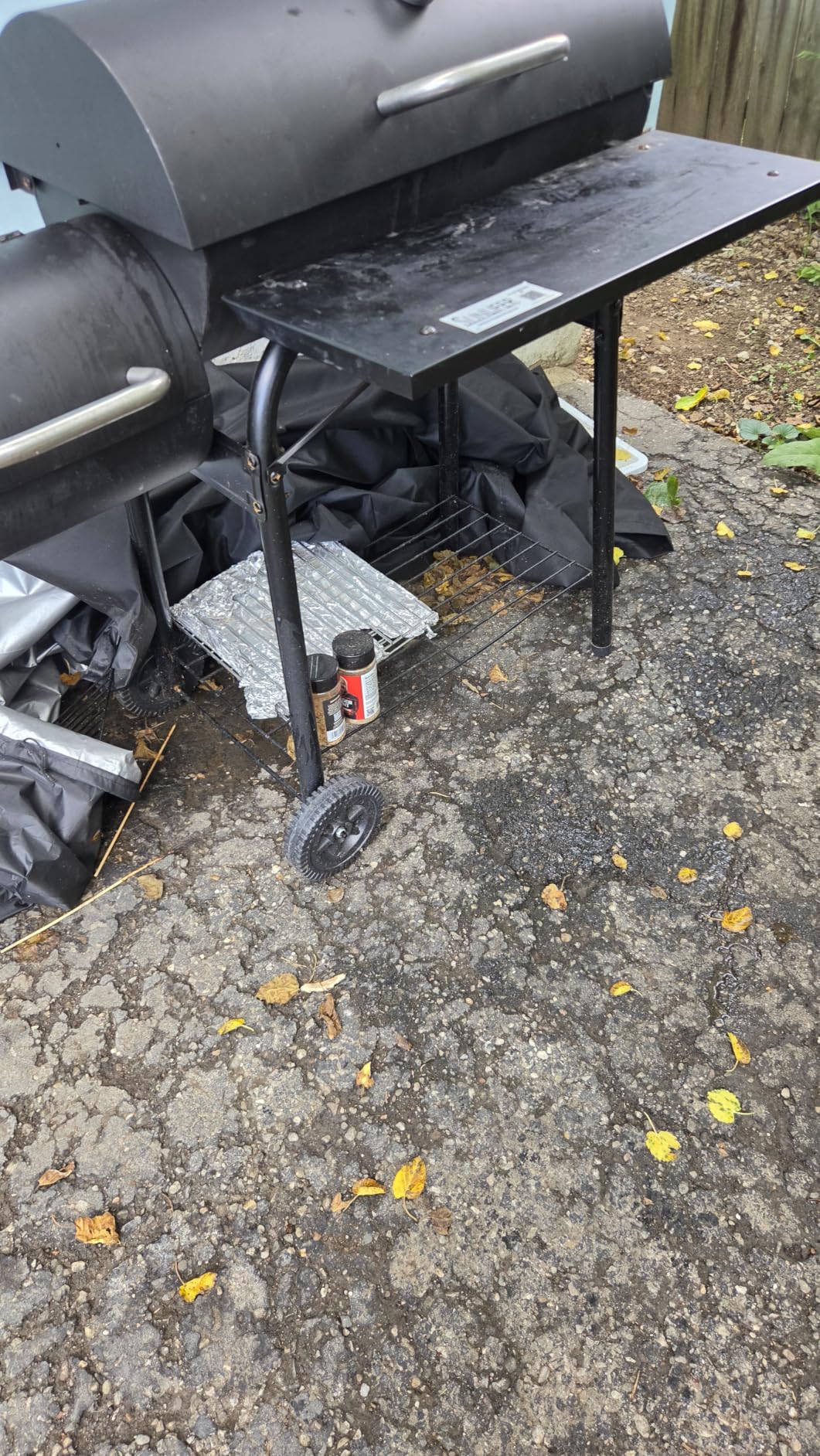 Charcoal Grill Offset Smoker: Charcoal Barbecue Grills with Spacious Cooking Area | Barrel BBQ Grill and Smokers Combo for Outdoor Patio Backyard Camping and Parties customer photo 1