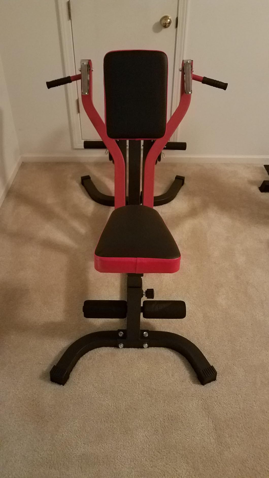 Seated Row Machine, GYHPD Plate Loaded Back Machines with Independent Arms, Multi Grip Positions with Rotating Handles, Upper Body Workout for Home Gym Workout Station customer photo 1