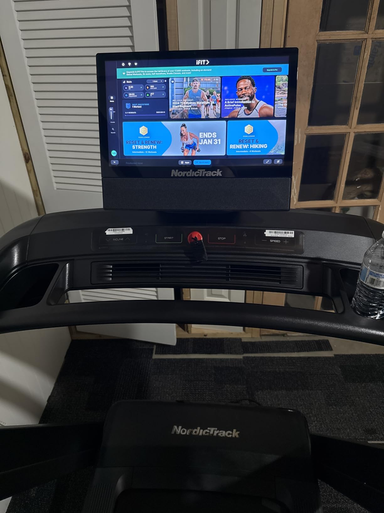 NordicTrack Commercial Series Treadmill | Foldable with -3% to 12% Incline, 3.5HP Motor, 60-inch Belt for Marathon Training customer photo 2