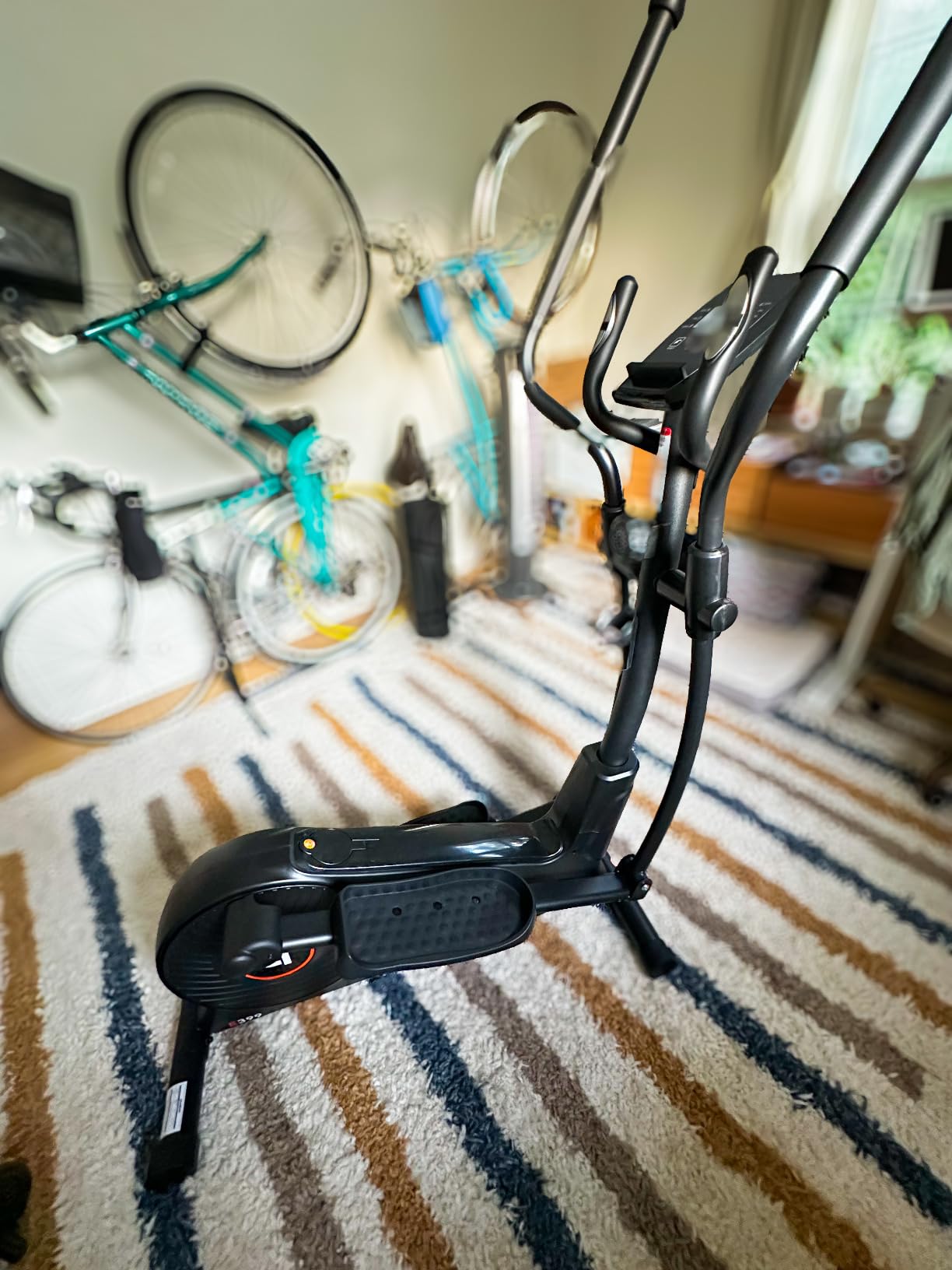 pooboo Elliptical Machine, Elliptical Exercise Machine with 16-Level Resistance&Quiet Magnetic Driving System, Elliptical Machine for Home with LCD Monitor&15.5-17IN Stride, 350LBS Weight Capacity customer photo 2