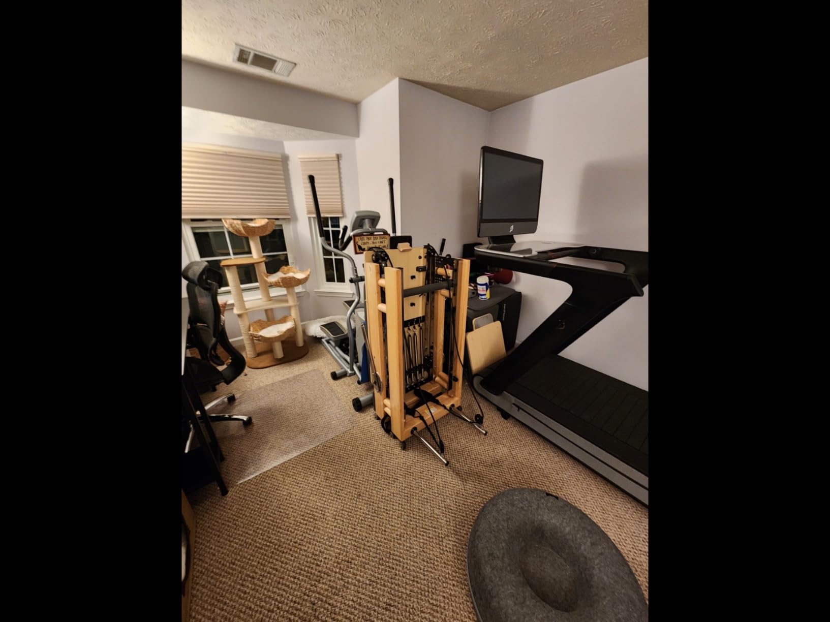 Pilates Reformer Machine, Wood Foldable Pilates Machine Equipment for Home Workout customer photo 1