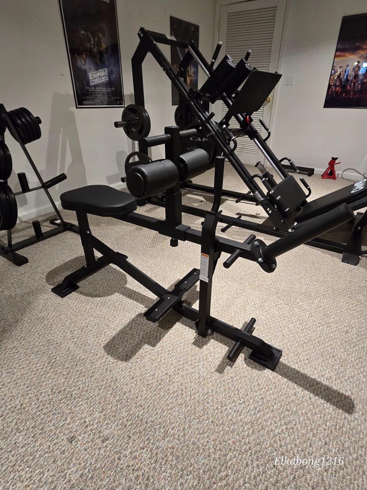 GuuG Calf Raise Machine Home Gym: Calf Machine Seated Calf Raise Machine | Adjustable Calf Workout Machine Leg Raise Machines Exercise Equipment Plate Loaded customer photo 1