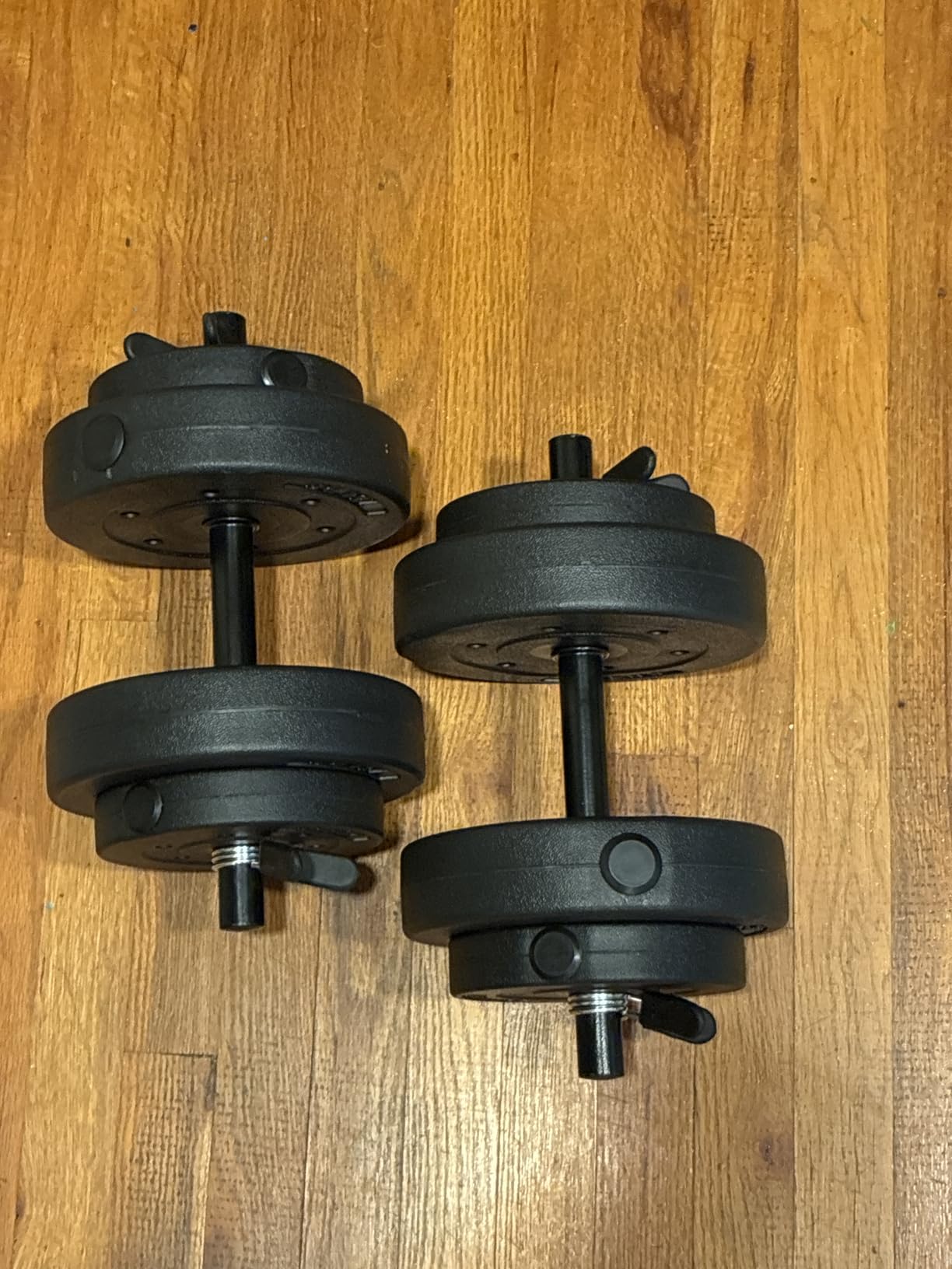 CAP Barbell 40-Pound Adjustable Cement Dumbbell Set - Versatile Weights for Home Gym Excellence customer photo 1