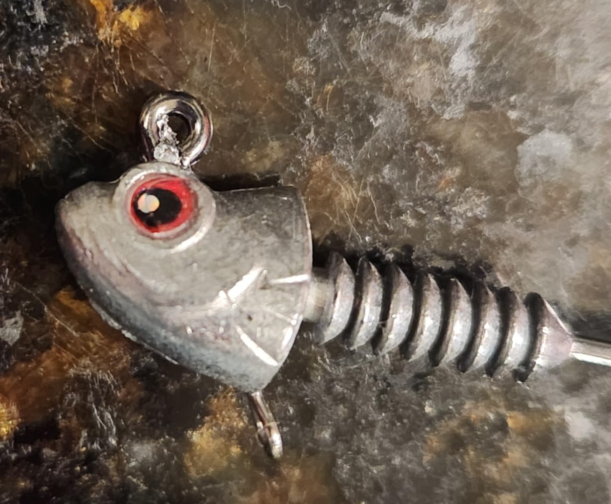 Swimbait Jig Heads with Stacked Cone Keeper, Minnow Style Eye Fishing Jighead 3/16 1/4 3/8 1/2oz (15 PCs) customer photo 2