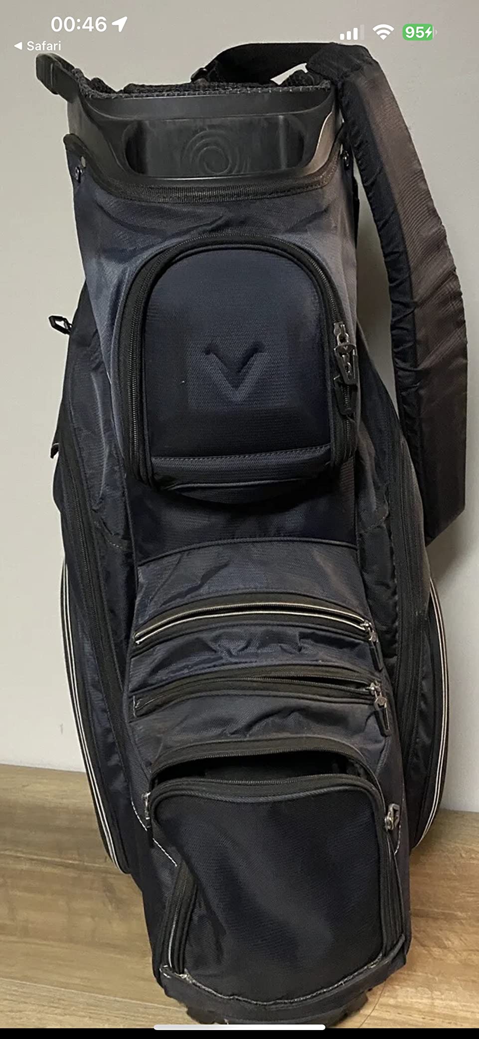 Callaway Golf ORG 14 Cart Bag (Navy/Flow Yellow) customer photo 2