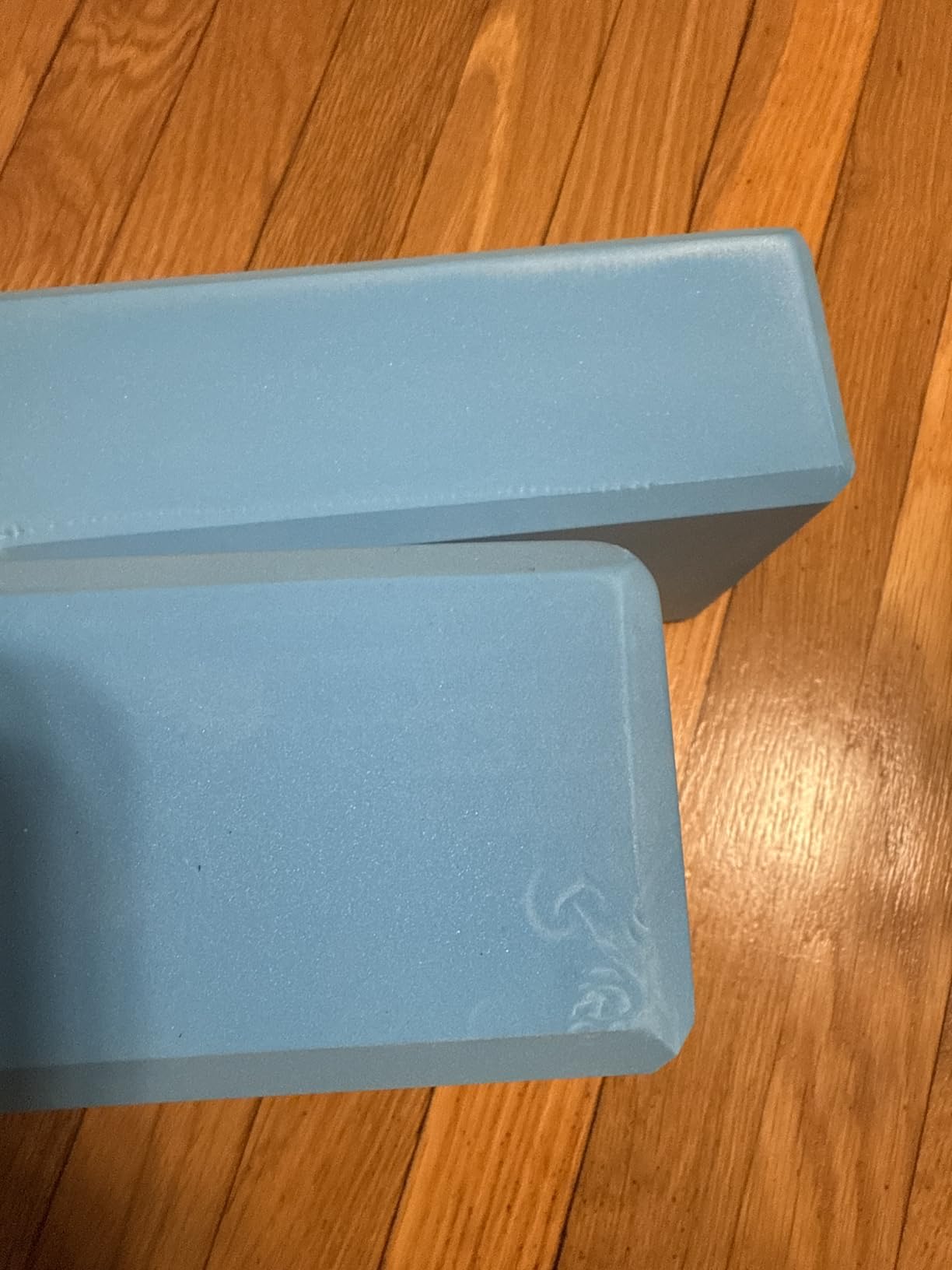 Septo 2 Pcs Yoga Blocks, 9x6x3 Inch Foam Blocks for Pilates | High density EVA foam Yoga Props lightweight non-slip surface for meditation stretching balance training customer photo 2
