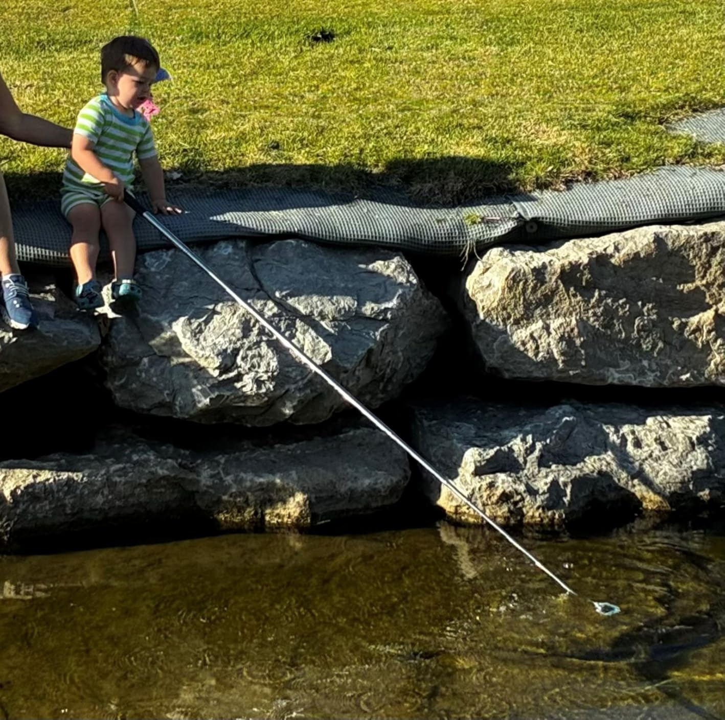 CHAMPKEY Pressure Golf Ball Retriever Performance Version - Thicken Stainless Steel Shaft with Rubber Grip Golf Retriever - Available in 9Ft / 12Ft / 14.5Ft / 16.3Ft customer photo 1