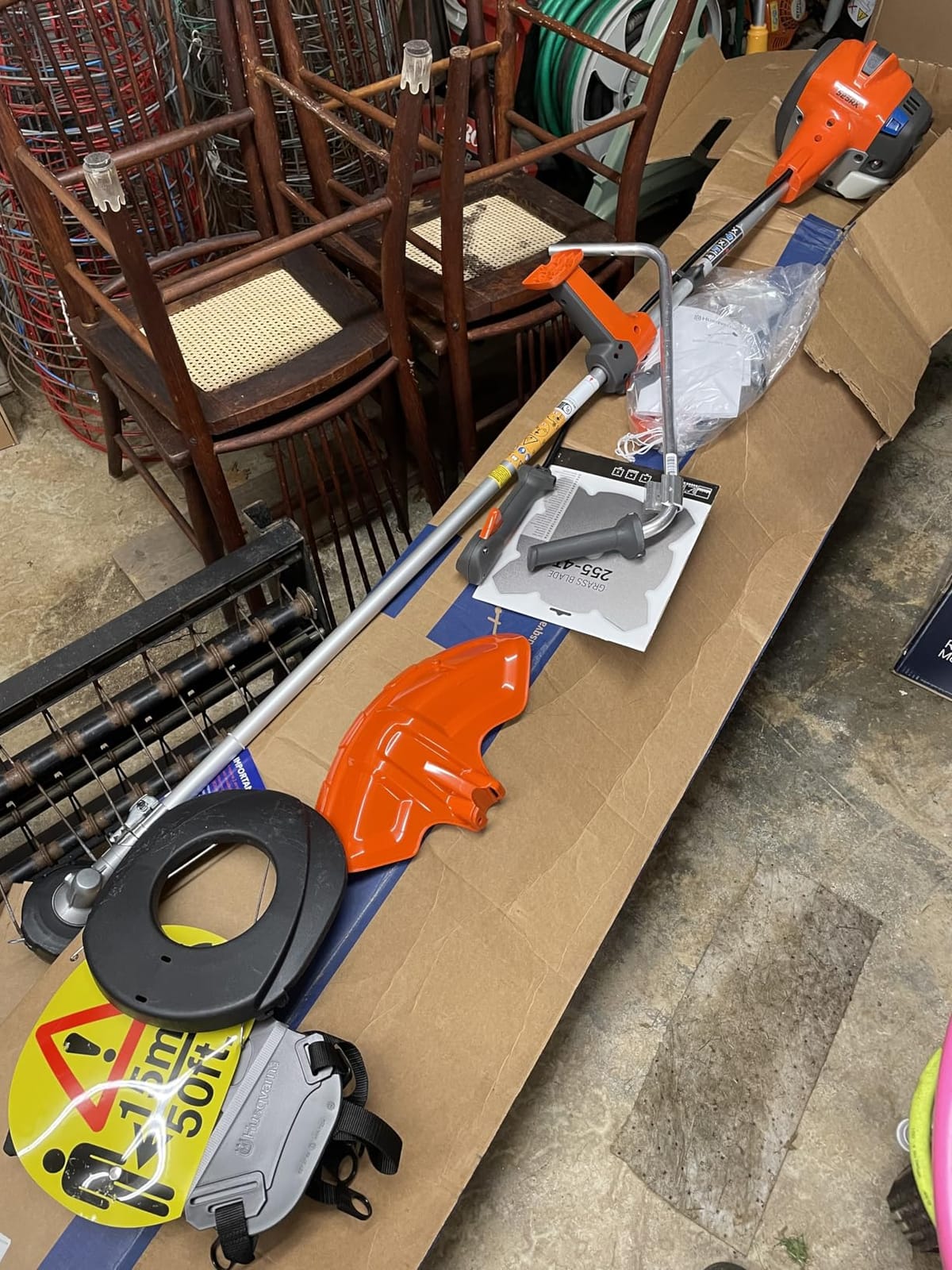 Husqvarna 525RX Brush Cutter with T35 Tap n Go Trimmer Head, Outdoor Tools | Professional straight shaft gas brush cutter, with 17-inch cutting width, 25.4-cc X-TORQ engine, Air Purge, lawn tools customer photo 1
