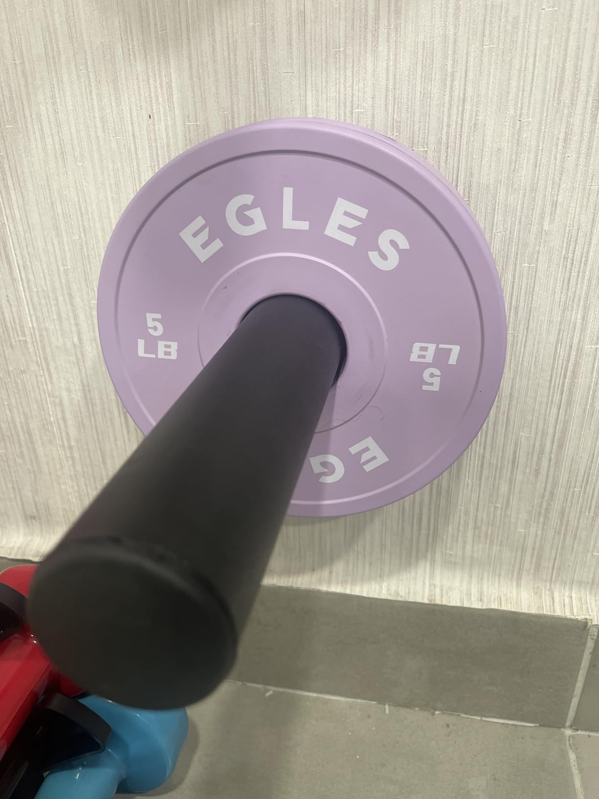 Egles Change Plates Set 1.25LB, 2.5LB, 5LB - Rubber-Coated Weight Plates in Pairs, Olympic Bumper Plates, Color-Coded, IWF Standard, Fit 2-Inch Barbells Strength Training Weight Plates Gym & Fitness customer photo 1